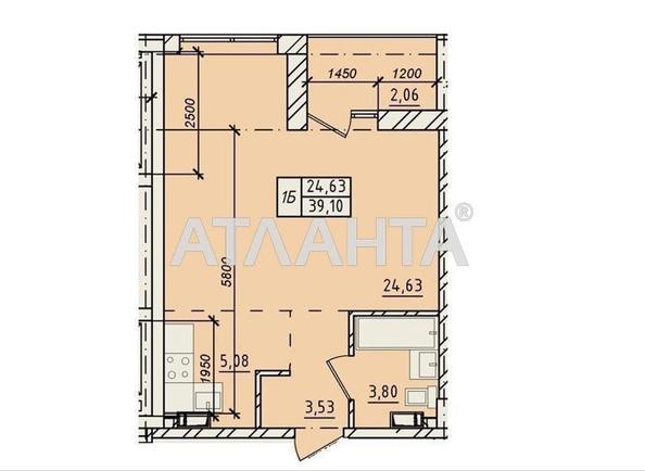 1-комнатная квартира по адресу ул. Пестеля (площадь 39,1 м²) - Atlanta.ua - imageAlt 2