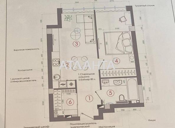 1-комнатная квартира по адресу ул. Большая арнаутская (площадь 50,3 м²) - imageAlt 17 1-комнатная квартира по адресу ул. Большая арнаутская (площадь 50,3 м²) - Atlanta.ua - imageAlt 17