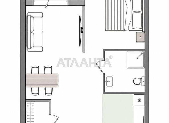 1-комнатная квартира по адресу Курортный пер. (площадь 45 м²) - Atlanta.ua - фото 6