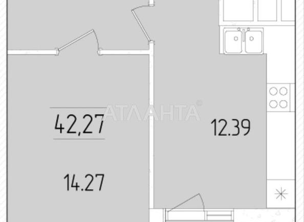 1-комнатная квартира по адресу ул. Краснова (площадь 42 м²) - фото 17 1-комнатная квартира по адресу ул. Краснова (площадь 42 м²) - Atlanta.ua - фото 17