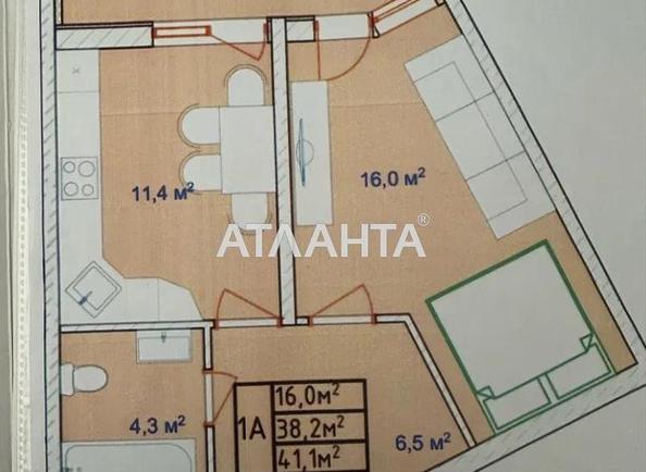 1-комнатная квартира по адресу Фонтанская дор. (площадь 41,1 м²) - imageAlt 5 1-комнатная квартира по адресу Фонтанская дор. (площадь 41,1 м²) - Atlanta.ua - imageAlt 5