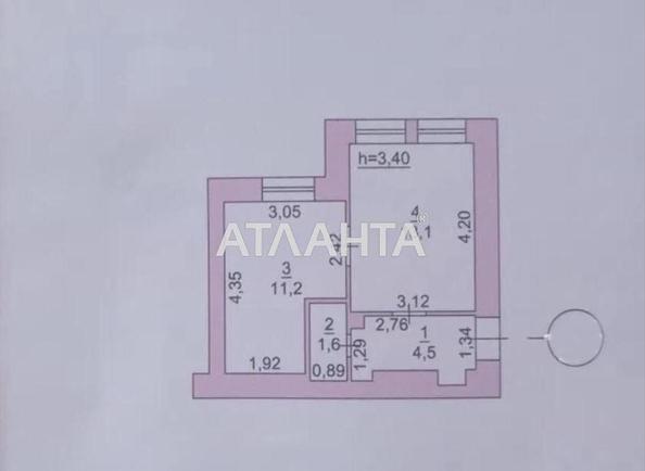 2-кімнатна квартира за адресою вул. Канатна (площа 30,4 м²) - фото 4 2-кімнатна квартира за адресою вул. Канатна (площа 30,4 м²) - Atlanta.ua - фото 4