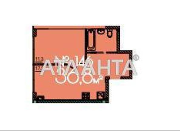 1-кімнатна квартира за адресою Люстдорфська дор. (площа 36,6 м²) - Atlanta.ua - фото 6