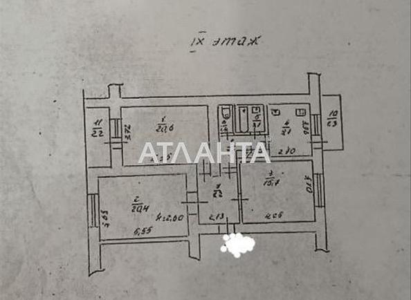3-кімнатна квартира за адресою вул. Тіниста (площа 86,2 м²) - Atlanta.ua