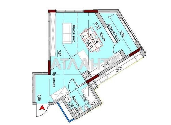 1-кімнатна квартира за адресою Маячний пров. (площа 44,7 м²) - фото 7 1-кімнатна квартира за адресою Маячний пров. (площа 44,7 м²) - Atlanta.ua - фото 7