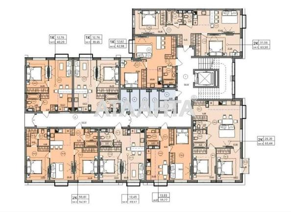 1-комнатная квартира по адресу ул. Бочарова ген. (площадь 39,7 м²) - imageAlt 6 1-комнатная квартира по адресу ул. Бочарова ген. (площадь 39,7 м²) - Atlanta.ua - imageAlt 6