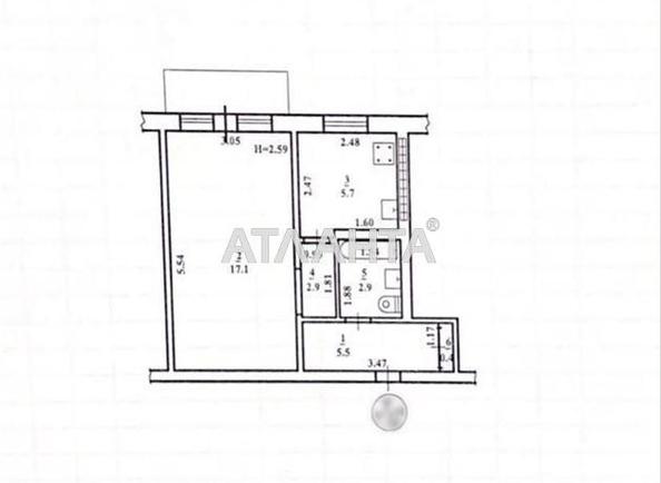 1-комнатная квартира по адресу ул. Филатова ак. (площадь 32,7 м²) - Atlanta.ua - imageAlt 7