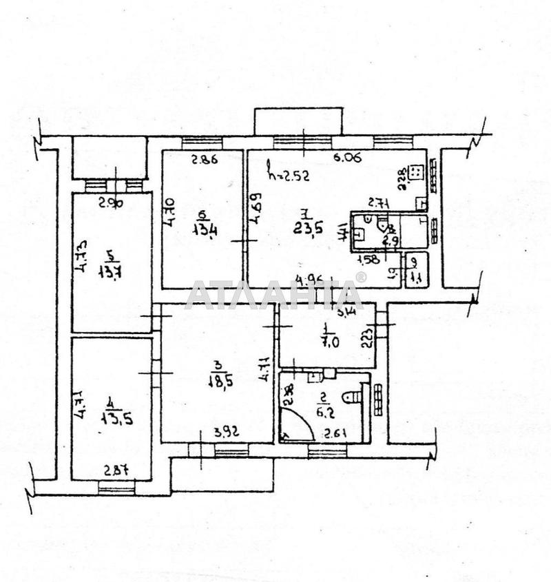 4+-rooms apartment apartment by the address st. Botanicheskiy per (area 103 m²) - Atlanta.ua - photo 10