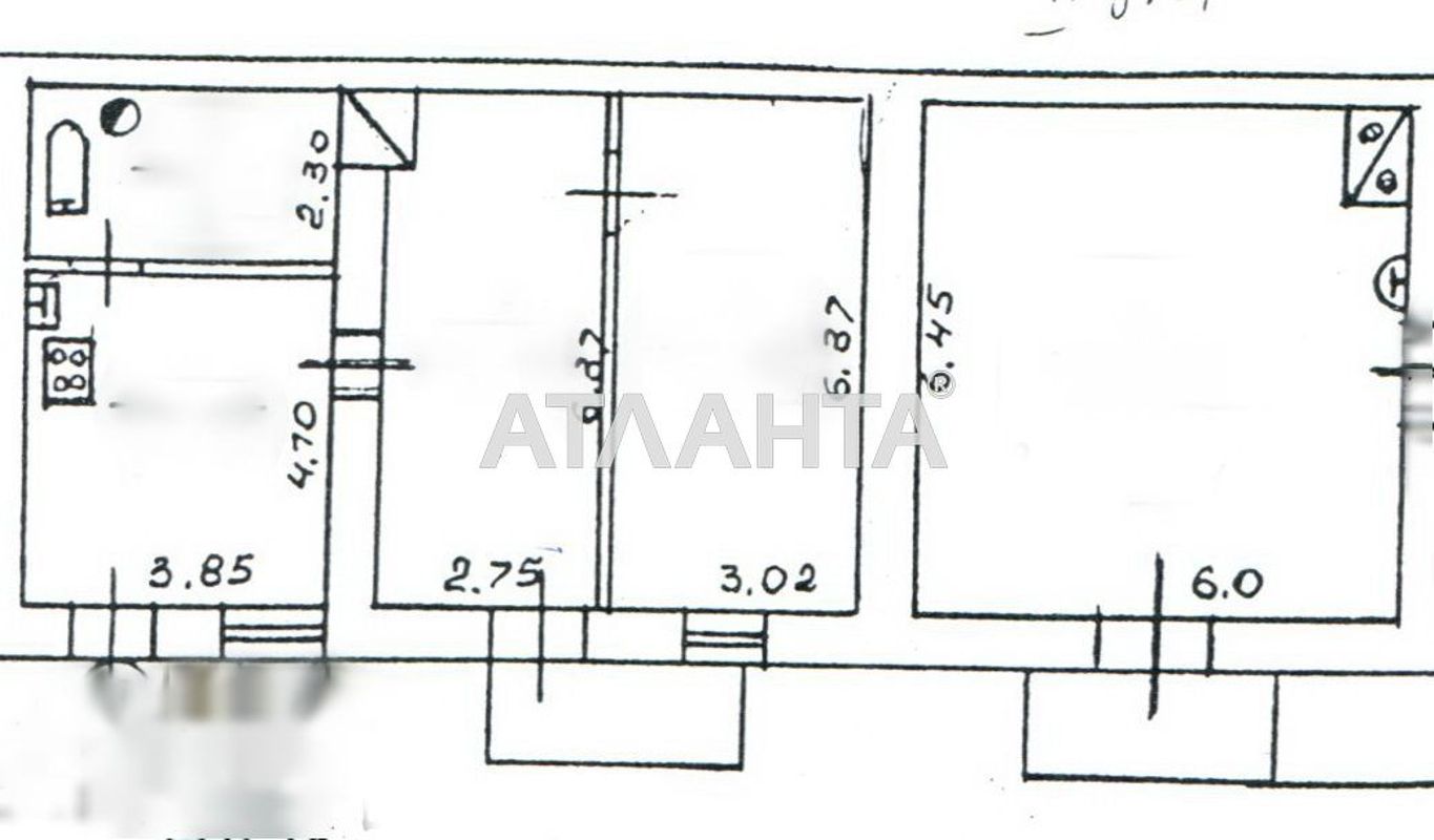 3-кімнатна квартира за адресою вул. Дерибасівська (площа 110 м²) - Atlanta.ua - фото 12