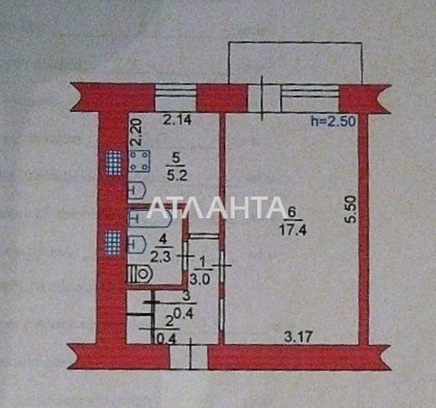 1-кімнатна квартира за адресою вул. Олександрійська (площа 30 м²) - Atlanta.ua - фото 12