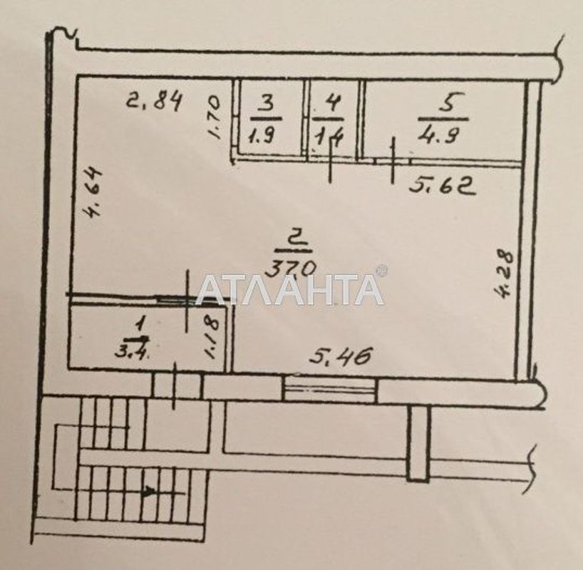 1-кімнатна квартира за адресою Миколаївська дор. (площа 51,2 м²) - Atlanta.ua - фото 4