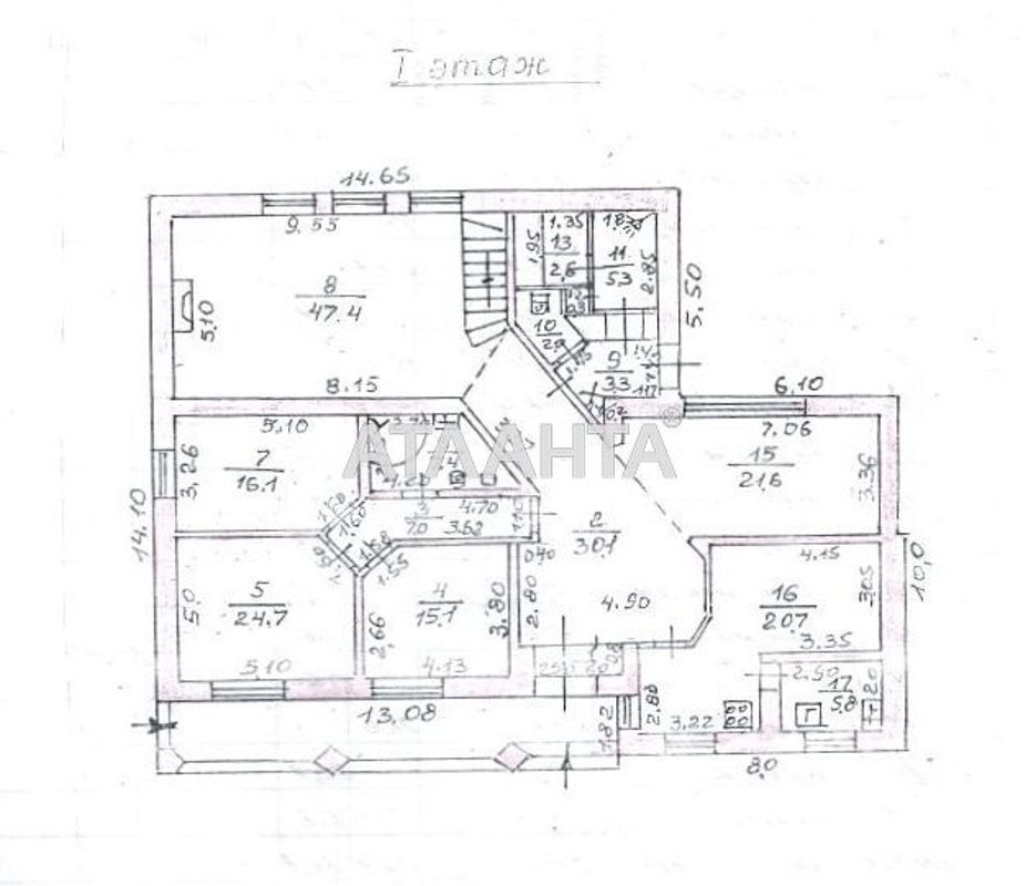 Дом по адресу Донского Дмитрия пер. (площадь 500 м²) - Atlanta.ua - фото 6