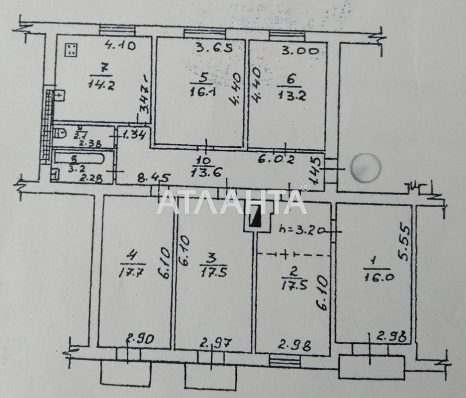 4+-rooms apartment apartment by the address st. Prokhorovskaya Khvorostina (area 132,9 m²) - Atlanta.ua - photo 2