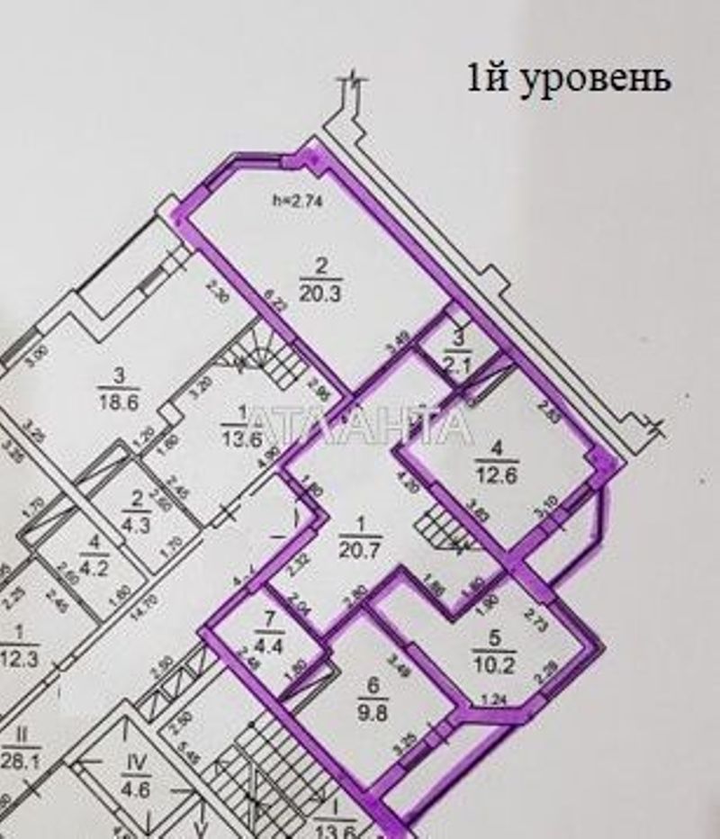 4+-rooms apartment apartment by the address st. Protsenko (area 145 m²) - Atlanta.ua - photo 13