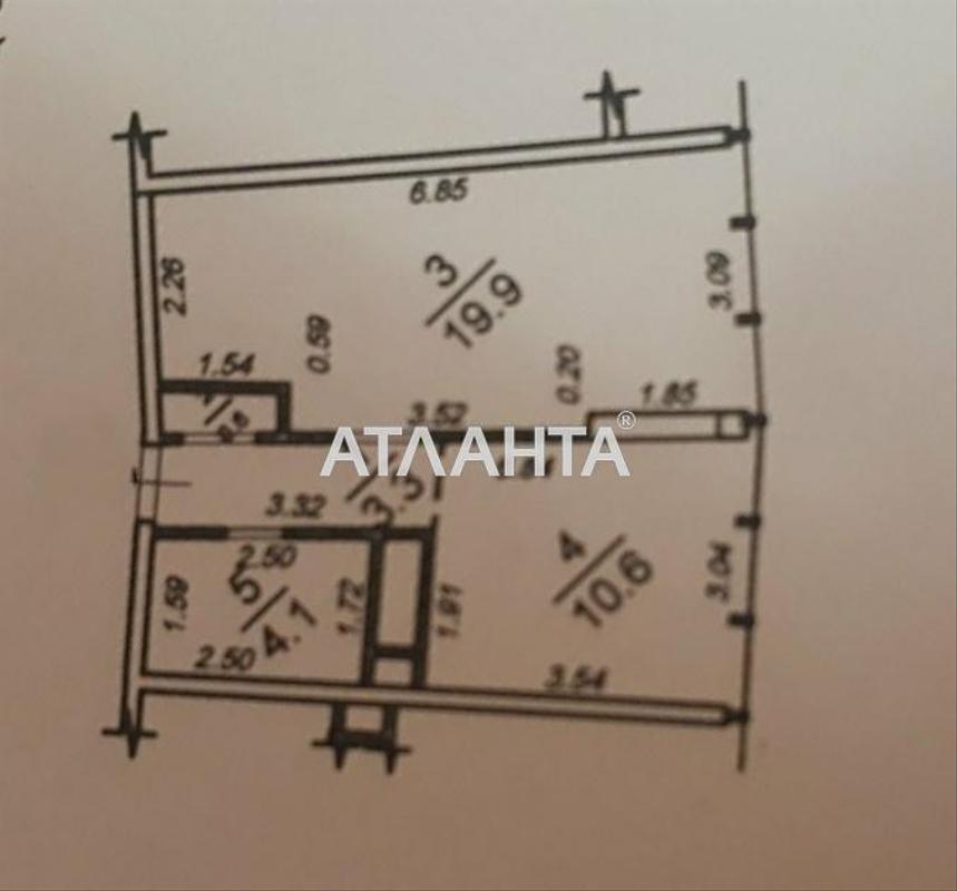 1-комнатная квартира по адресу ул. Генуэзская (площадь 40 м²) - Atlanta.ua - фото 9
