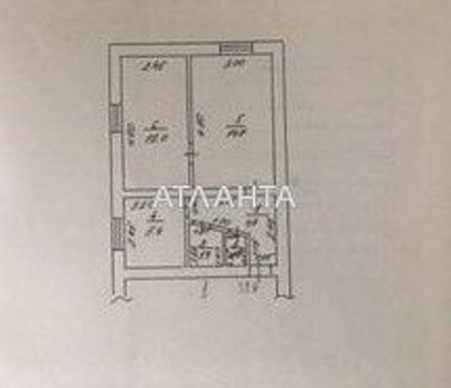 2-rooms apartment apartment by the address st. 40 let pobedy (area 39,6 m²) - Atlanta.ua - photo 3