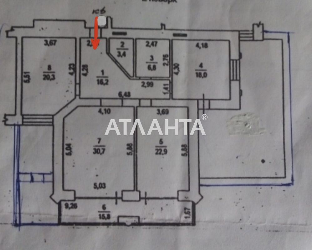 3-кімнатна квартира за адресою вул. Довженка (площа 230 м²) - Atlanta.ua - фото 15
