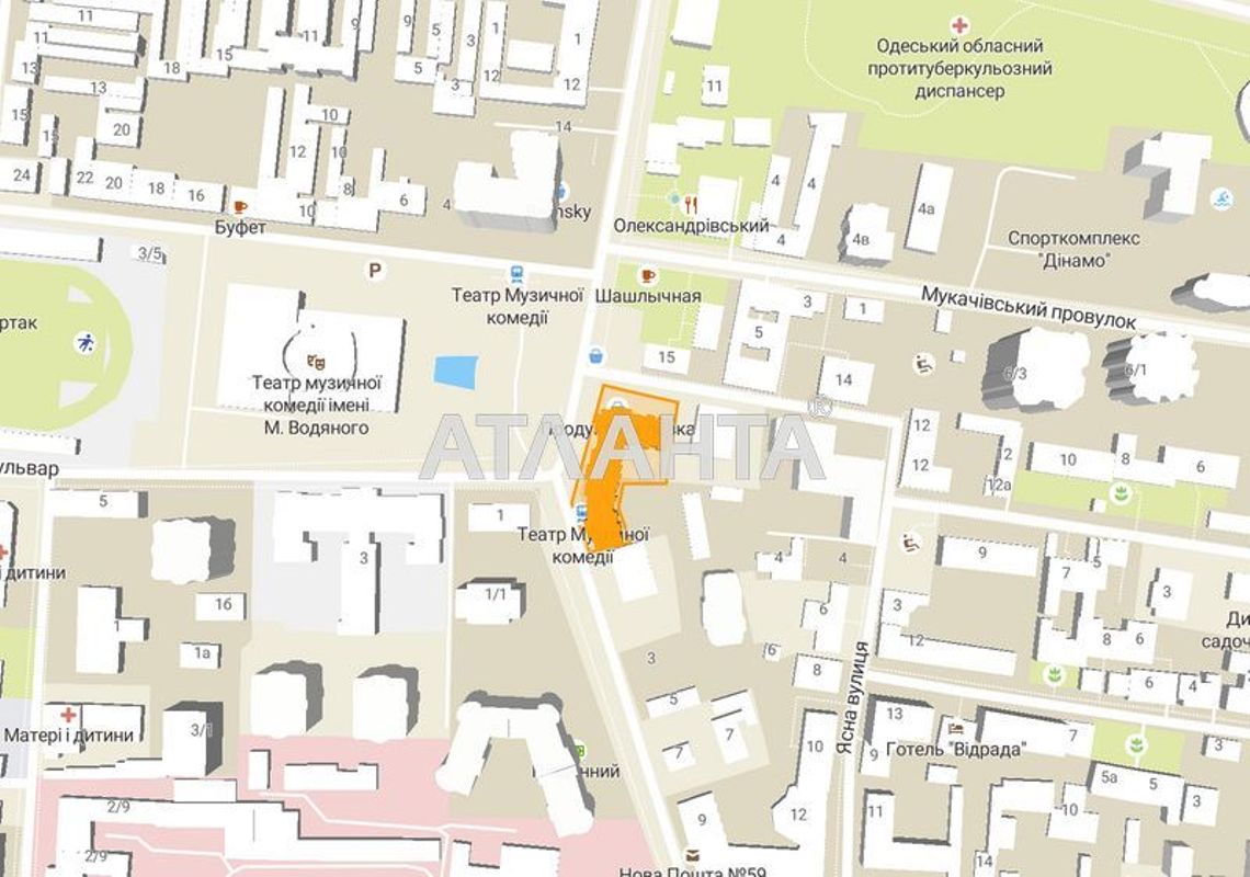1-кімнатна квартира за адресою вул. Французький бульв. (площа 63,9 м²) - Atlanta.ua - фото 3