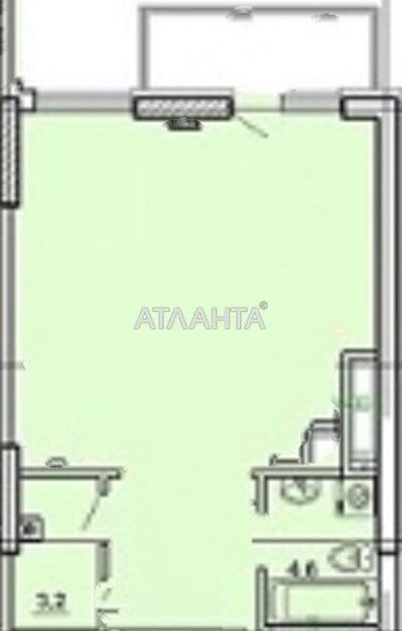 1-комнатная квартира по адресу ул. Педагогическая (площадь 48 м²) - Atlanta.ua - фото 26