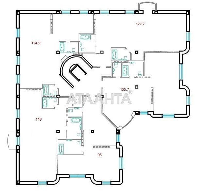 2-rooms apartment apartment by the address st. Lvovskaya (area 119 m²) - Atlanta.ua - photo 5