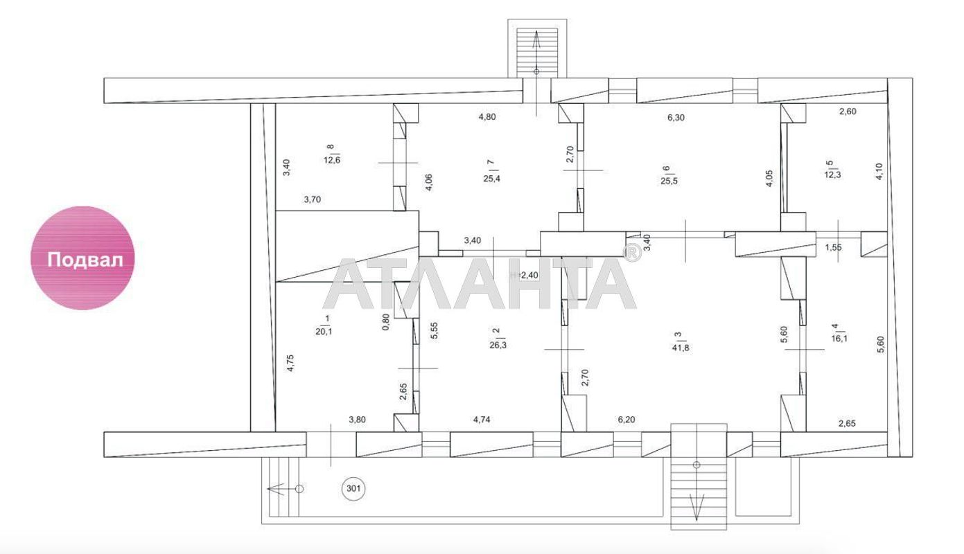 Commercial real estate at st. Bolshaya arnautskaya Chkalova (area 180 m²) - Atlanta.ua - photo 3