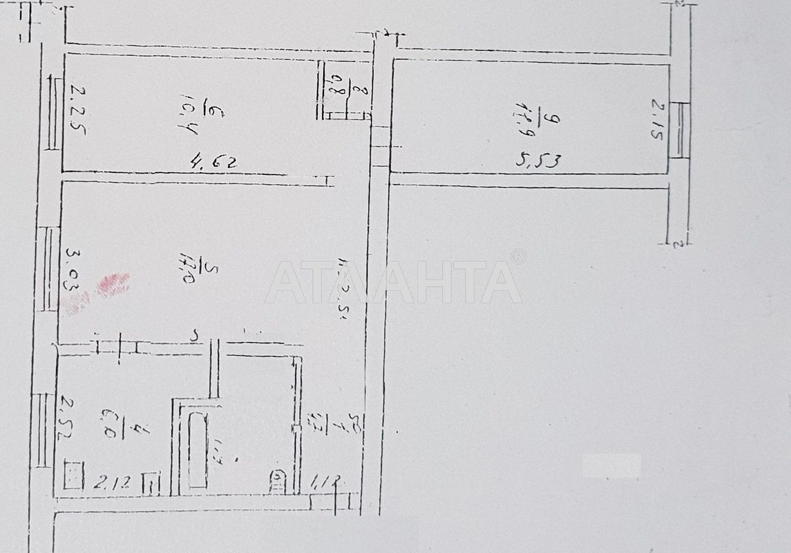 3-кімнатна квартира за адресою вул. Філатова ак. (площа 58 м²) - Atlanta.ua - фото 7