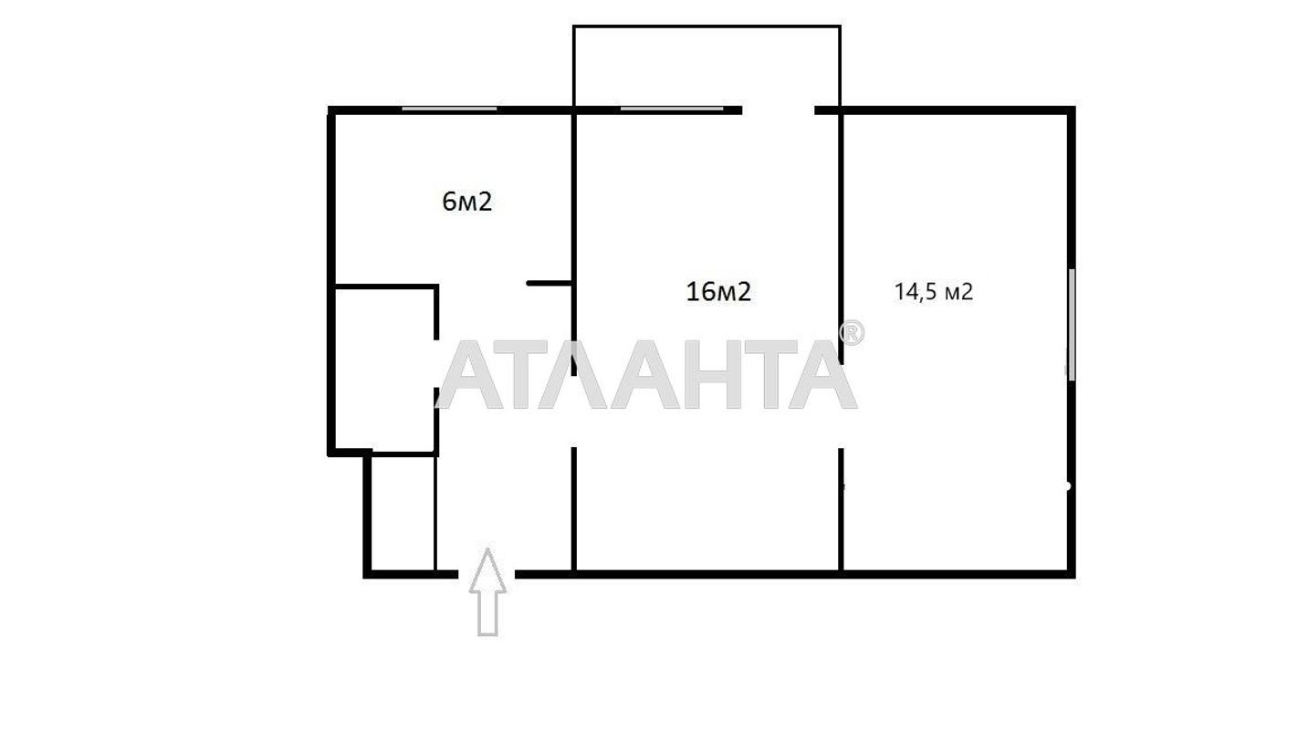 2-кімнатна квартира за адресою Фонтанська дор. (площа 44 м²) - Atlanta.ua - фото 14