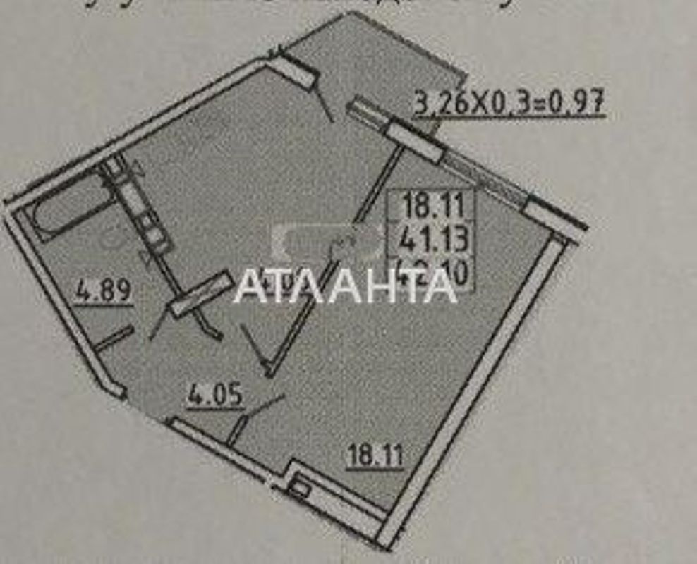 1-комнатная квартира по адресу Люстдорфская дор. (площадь 42,1 м²) - Atlanta.ua - фото 8