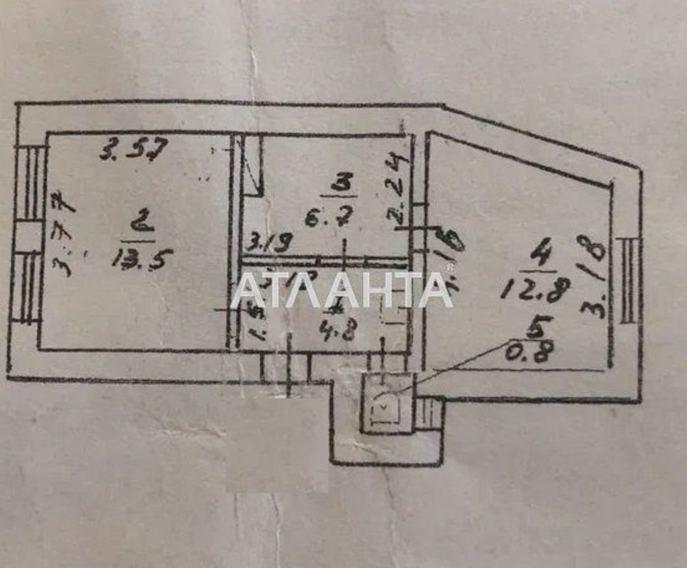 2-комнатная квартира по адресу ул. Бабаджаняна марш. (площадь 42 м²) - Atlanta.ua - фото 8