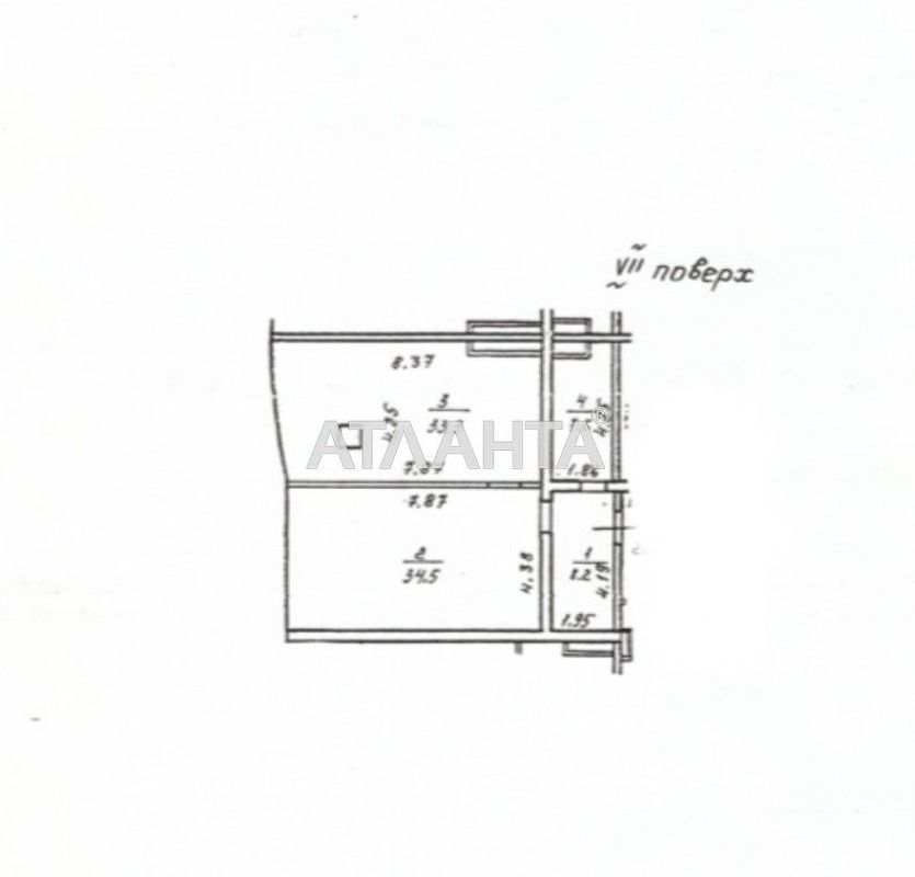 2-rooms apartment apartment by the address st. Genuezskaya (area 83,6 m²) - Atlanta.ua - photo 3