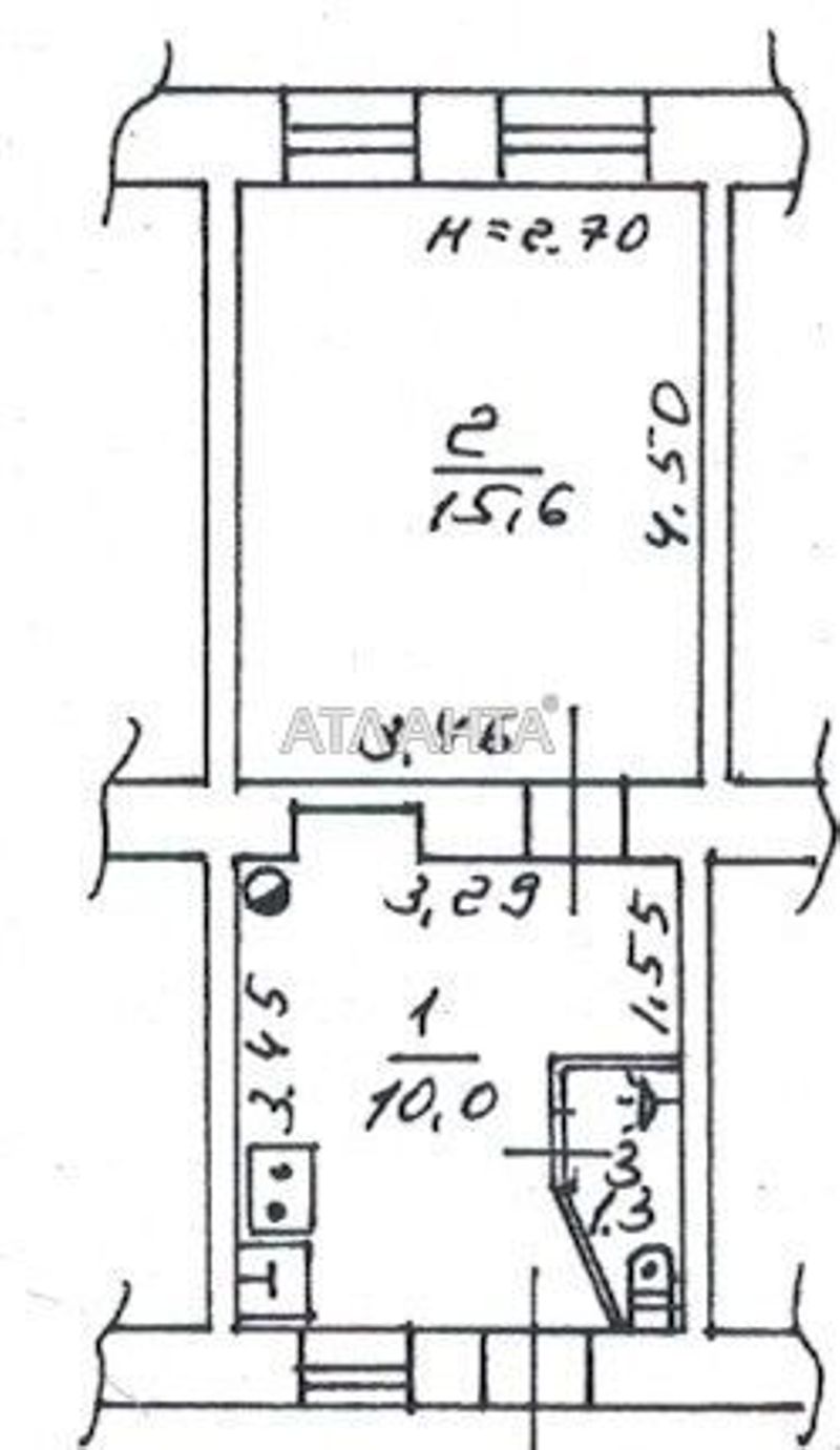 1-кімнатна квартира за адресою вул. Щегольова (площа 27 м²) - Atlanta.ua - фото 9