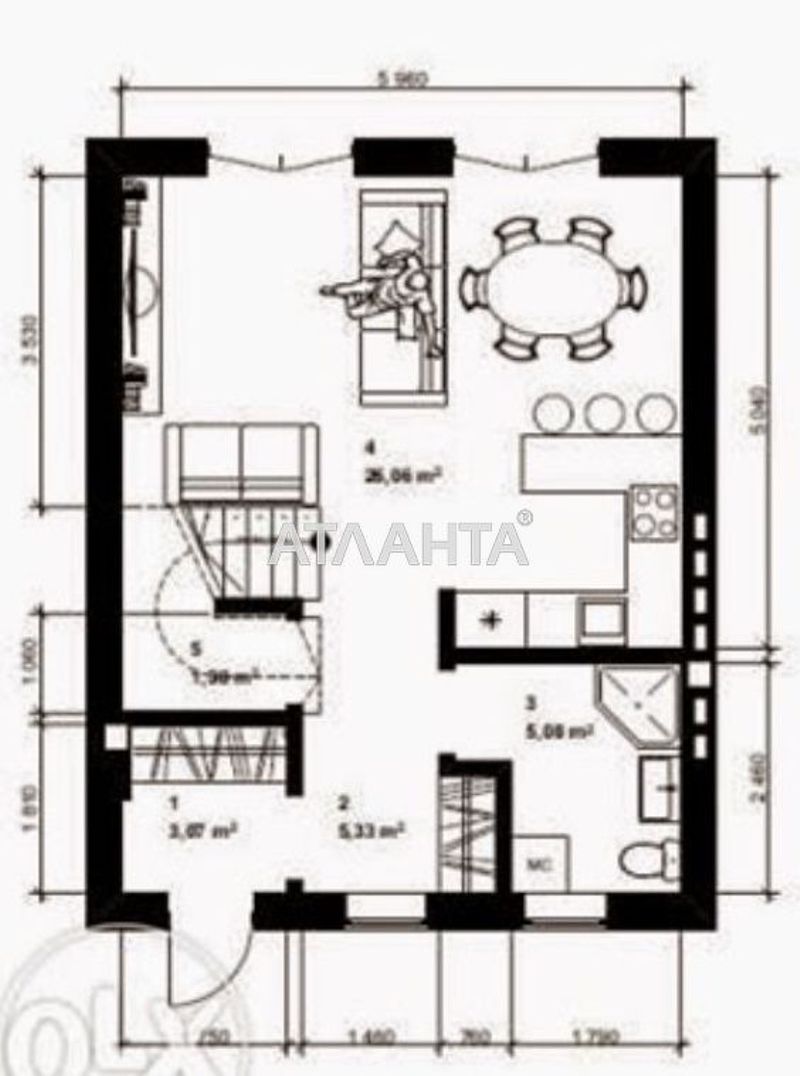 House by the address st. Yablonevaya (area 96 m²) - Atlanta.ua - photo 8