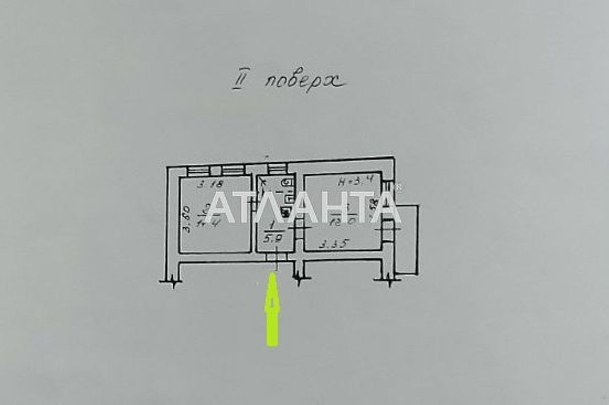 1-room apartment apartment by the address st. Razumovskaya Ordzhonikidze (area 31 m²) - Atlanta.ua - photo 9