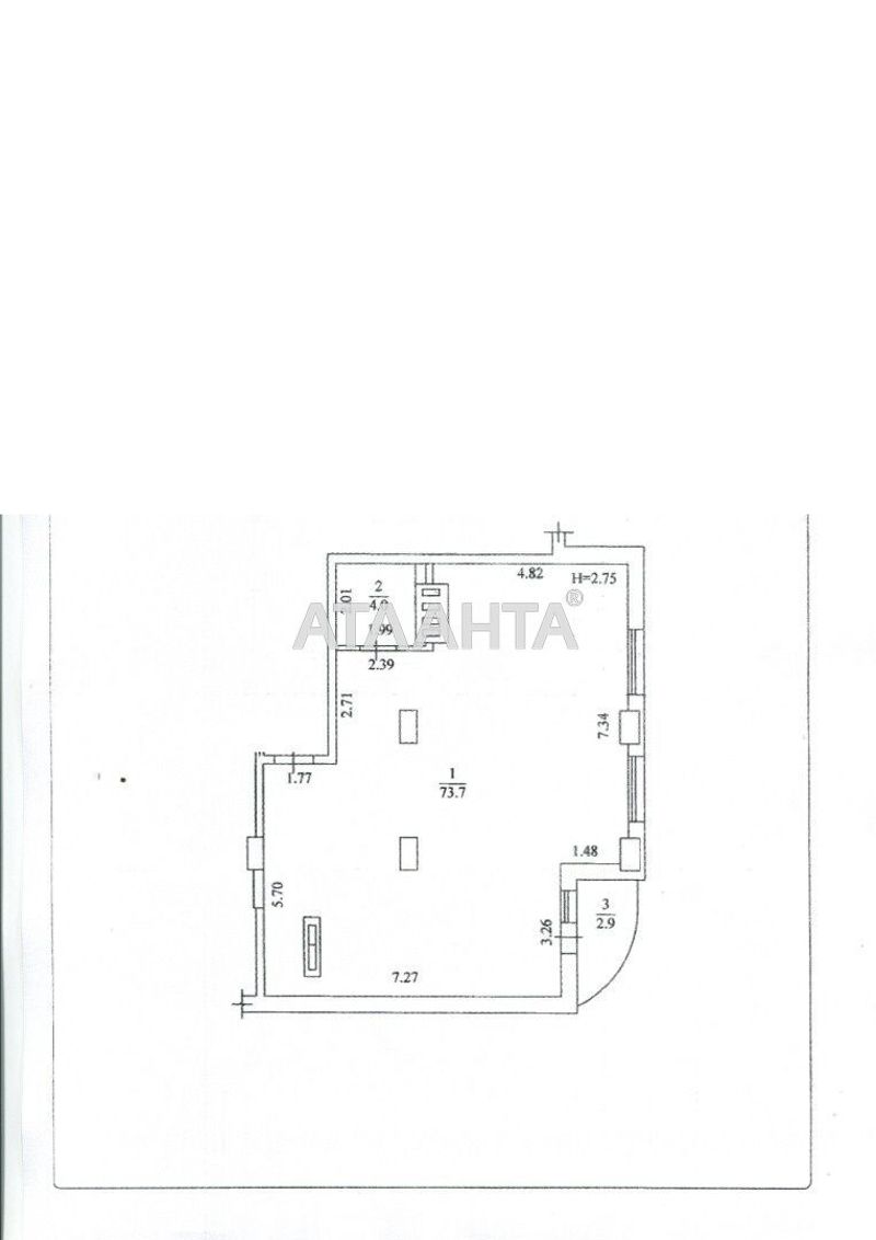 3-rooms apartment apartment by the address st. Shkolnaya (area 80,1 m²) - Atlanta.ua - photo 3