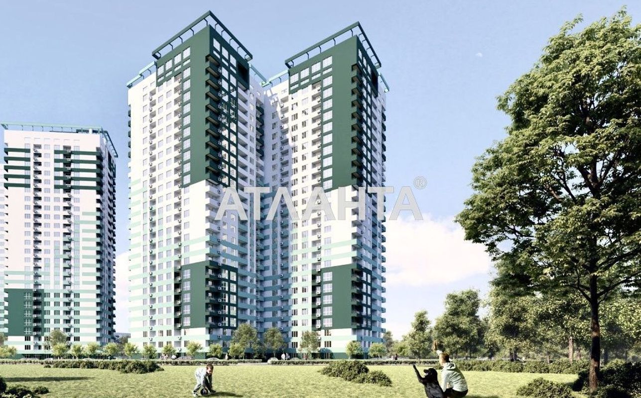 1-кімнатна квартира за адресою вул. Жаботинського (площа 43,4 м²) - Atlanta.ua