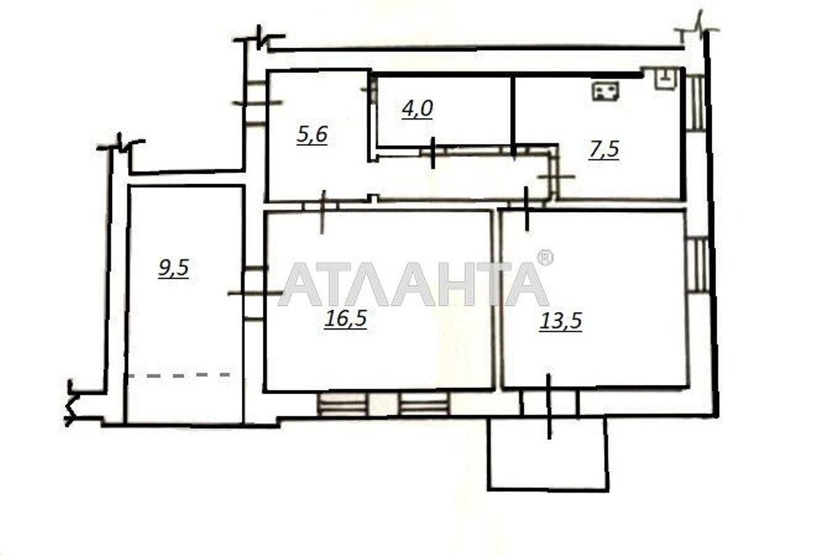 3-rooms apartment apartment by the address st. Kanatnaya Sverdlova (area 62,5 m²) - Atlanta.ua - photo 26