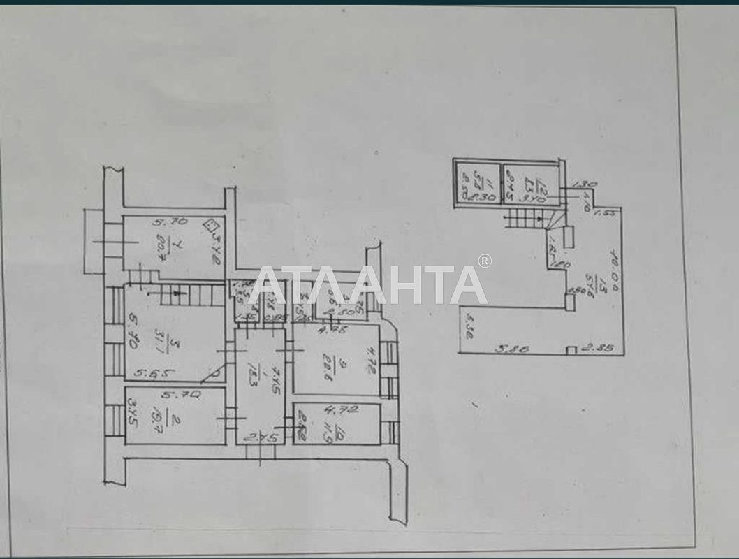 Багатокімнатна квартира за адресою вул. Софіївська (площа 210 м²) - Atlanta.ua - фото 14