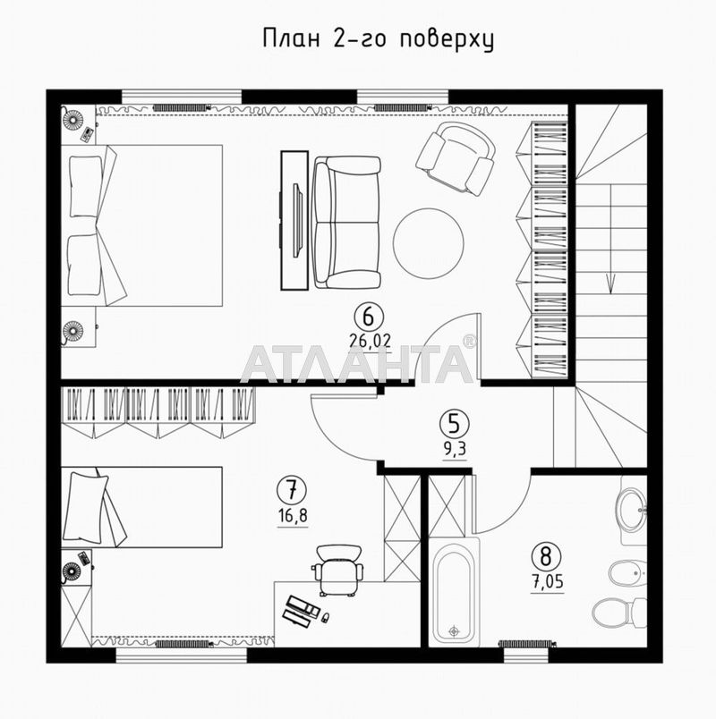 House by the address st. Beregovaya (area 125 m²) - Atlanta.ua - photo 14