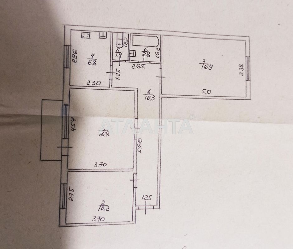 3-кімнатна квартира за адресою вул. Зелена (площа 66,2 м²) - Atlanta.ua - фото 12