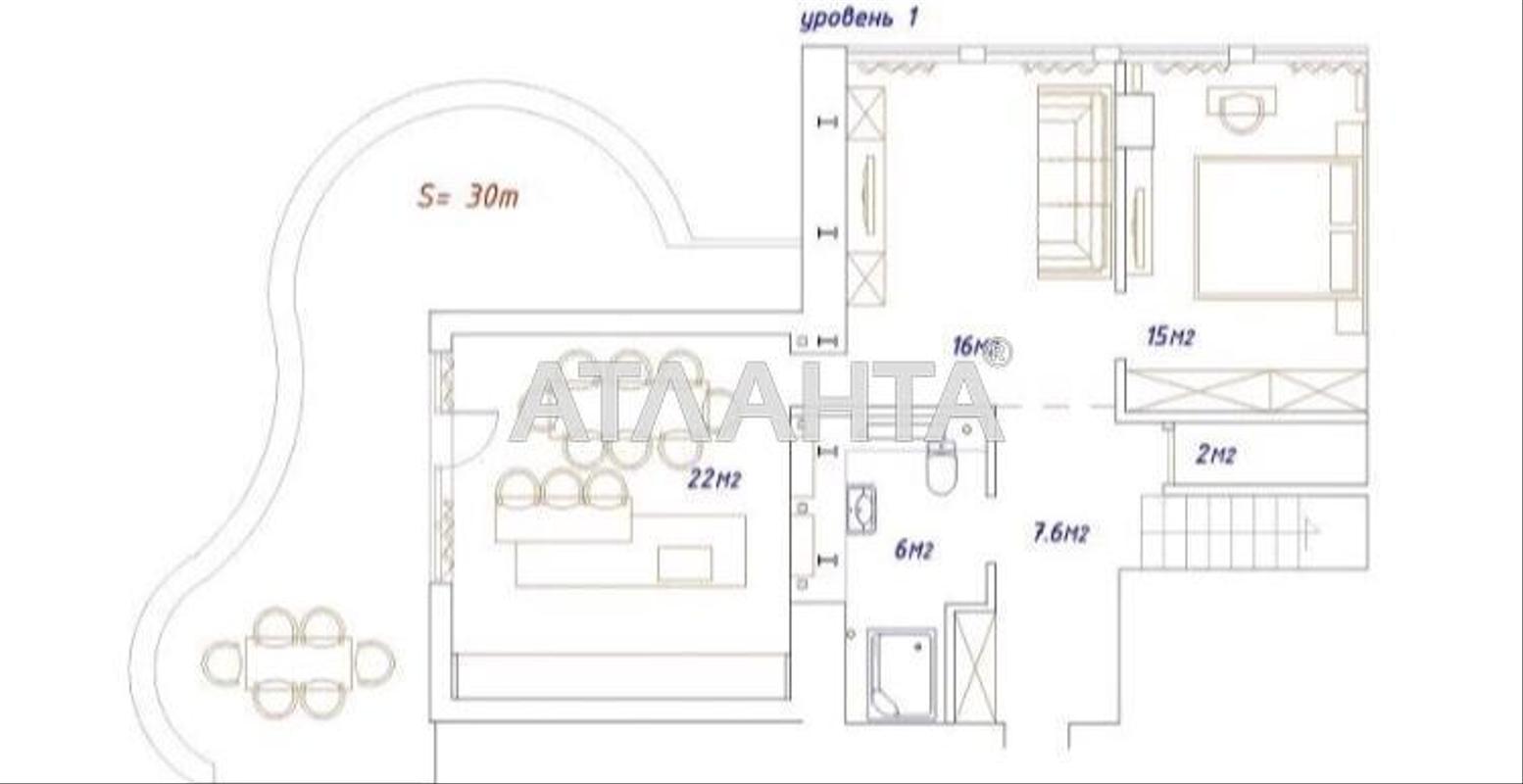 3-комнатная квартира по адресу Французский бул. (площадь 122 м²) - Atlanta.ua - фото 13