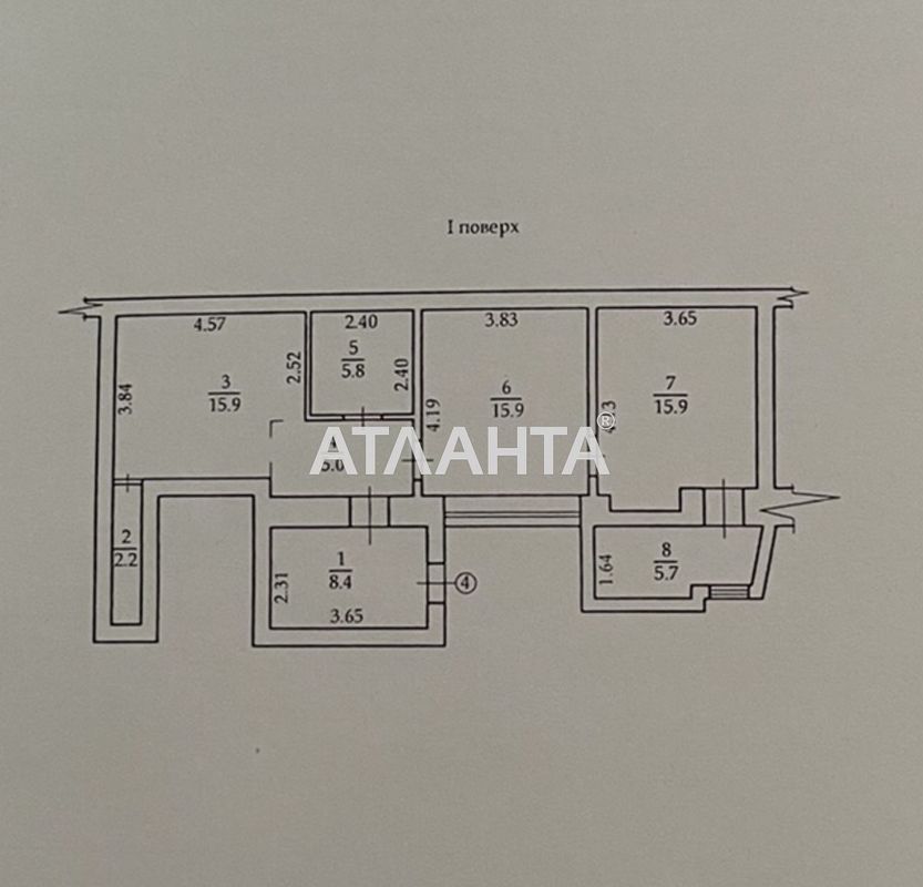 2-rooms apartment apartment by the address st. Raskidaylovskaya Stanislavskogo (area 75 m²) - Atlanta.ua - photo 15