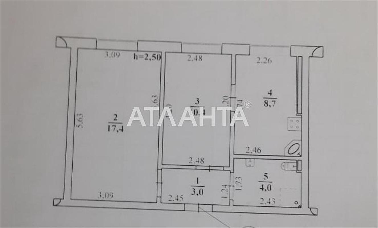 2-rooms apartment apartment by the address st. Dobrovolskogo pr (area 43,5 m²) - Atlanta.ua - photo 10