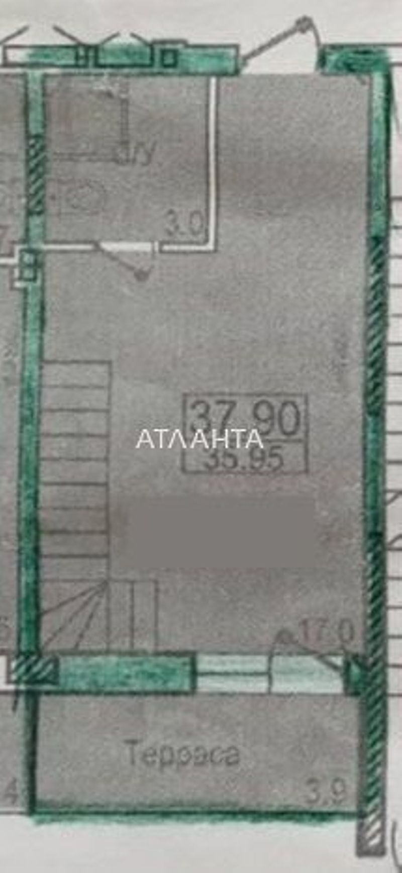 2-комнатная квартира по адресу ул. Бочарова ген. (площадь 80 м²) - Atlanta.ua - фото 6