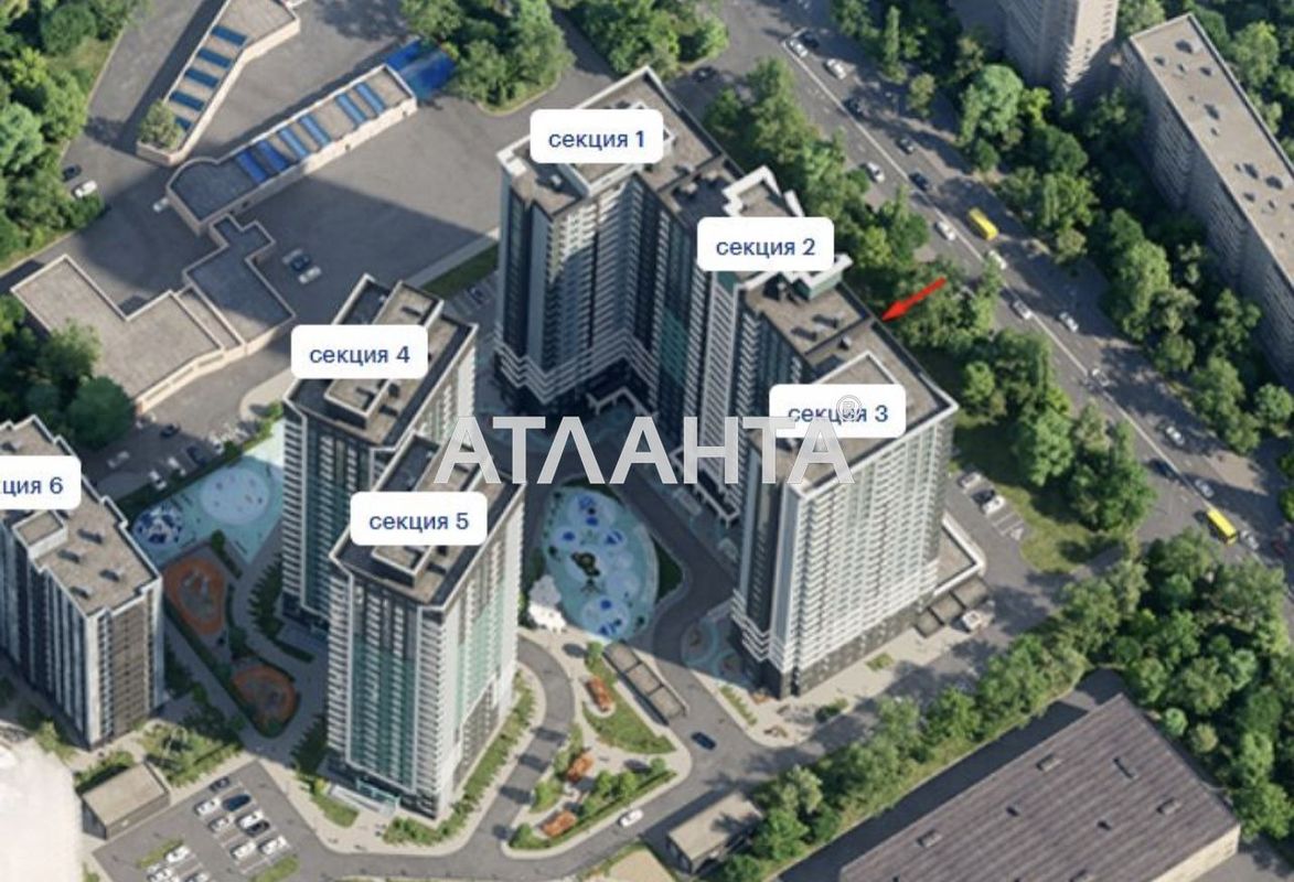 1-room apartment apartment by the address st. Varnenskaya (area 45,5 m²) - Atlanta.ua - photo 8