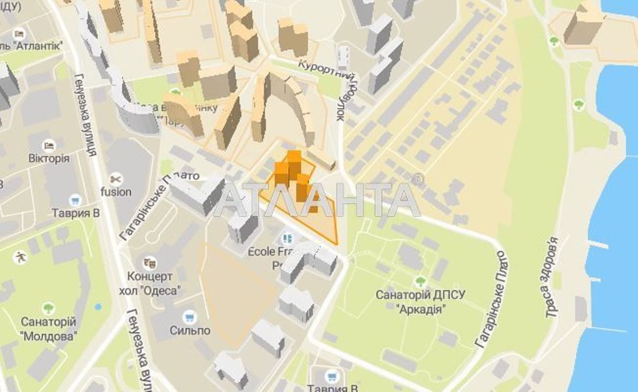 1-room apartment apartment by the address st. Gagarinskoe plato (area 57,9 m²) - Atlanta.ua - photo 4