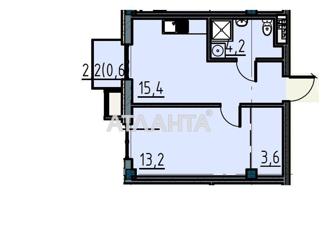 1-комнатная квартира по адресу ул. Ришельевская (площадь 60,1 м²) - Atlanta.ua - фото 8