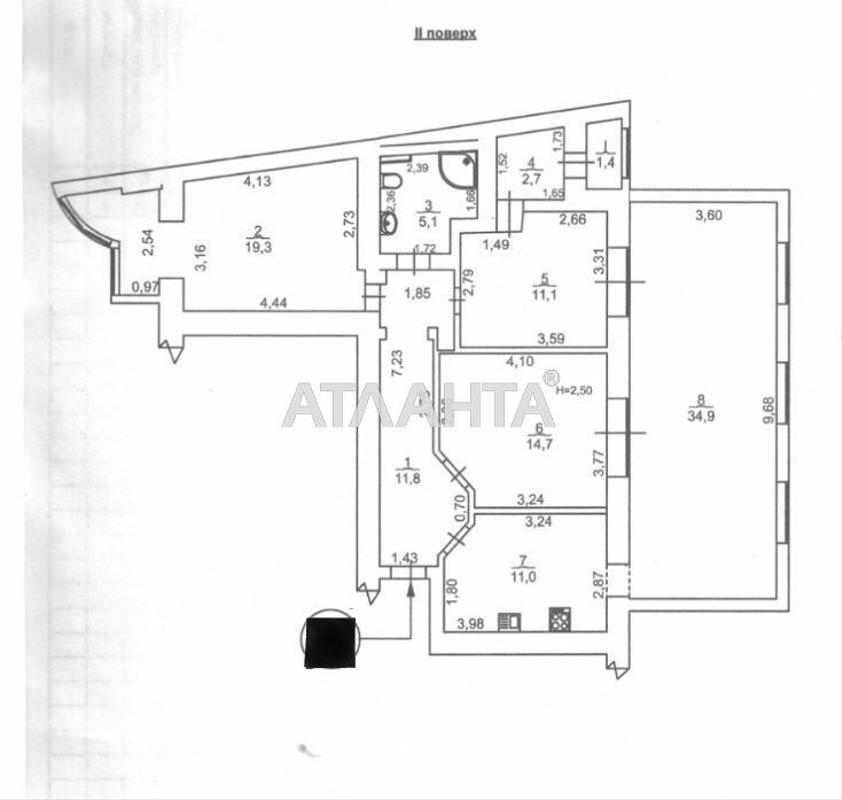 Многокомнатная квартира по адресу Мира пр. (площадь 112 м²) - Atlanta.ua - фото 15
