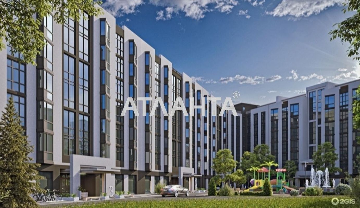 1-комнатная квартира по адресу ул. Черноморского Казачества (площадь 22,9 м²) - Atlanta.ua