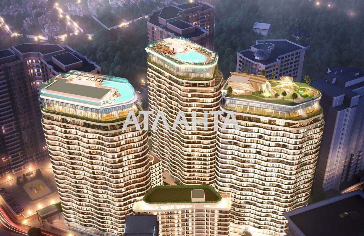 1-room apartment apartment by the address st. Gagarinskoe plato (area 35,1 m²) - Atlanta.ua