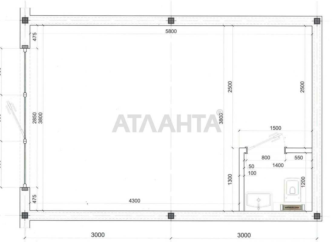 Commercial real estate at st. Massiv 10 (area 24 m²) - Atlanta.ua - photo 6